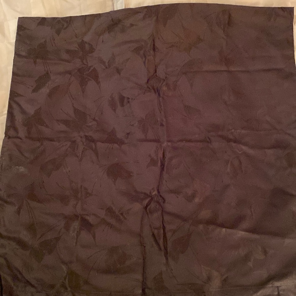 NEW Scandia Down Black European Square Sham